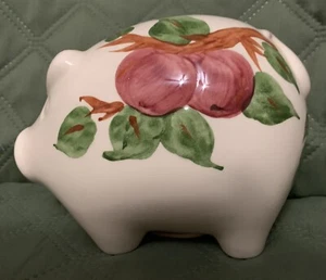Franciscan Apple Piggy Bank - Picture 1 of 6