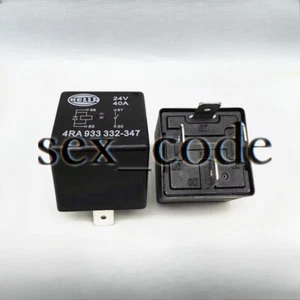 1 pieza nuevo 4RA 933 332-347 4 pies 40A HFV4 024-1H1SGD2 relé Hella con diodo #TT - Imagen 1 de 1