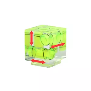Three Axis Hot Shoe Spirit Bubble Level For Camera Canon/ Nikon/ Sony/ Olympus - Picture 1 of 12