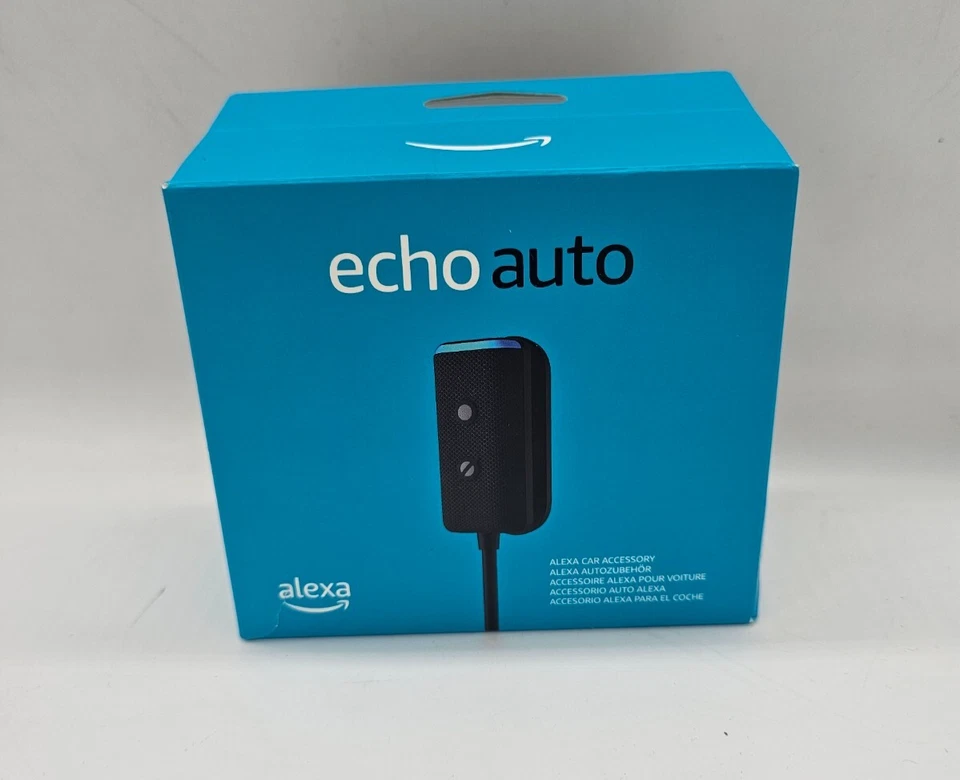 AMAZON ECHO AUTO| NEU / NEW | NEUESTE GENERATION | SPRACHASSISTENT | BLACK - Bild 1 von 1