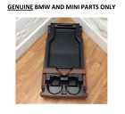 GENUINE BMW F10 F11 5 Series Rear Centre Lower Armrest 52207278005.  BROWN.  23A