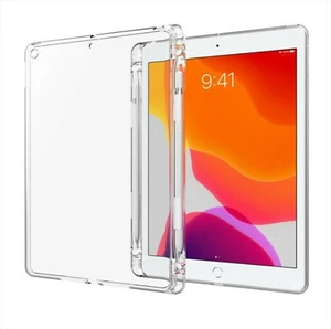 For iPad Mini 6th 2021 / Mini A17 Pro 2024 Clear TPU Back Case W/Pencil Holder - Imagen 1 de 23
