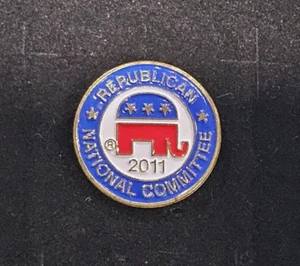 2011 Republican National Commitee RNC Lapel Pin With Gift Box - Picture 1 of 3