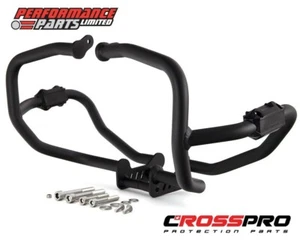 BMW R Nine T Urban GS 2023 CrossPro Matt Black Aluminium Engine Guard Crash Bars - Picture 1 of 6