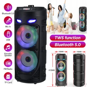 3000W Portable Bluetooth Party Speaker Sub Woofer Heavy Bass Sound System & MIC - Picture 1 of 11