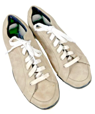 Женские замшевые желтовато-коричневые туфли для гольфа Footjoy Lopro размер 8 б/у в отличном состоянии - Изображение 1 из 4