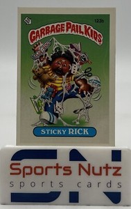 STICKY RICK 1986  GARBAGE PAIL KIDS #123B SERIES 3 /no copyright