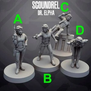 Scoundrel Dr. Elpha - SKULLFORGE | Legion compatible Imperial Assault 3D printed - Picture 1 of 2