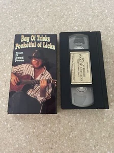 Bag Of Tricks, Pocketful Of Licks Buster Brad Jones (VHS 1993) Fingerpick Guitar - Picture 1 of 5