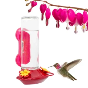 Window Mount Glass Hummingbird Feeder - 14 Oz. Capacity - Picture 1 of 12