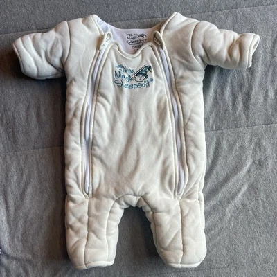 Детский комбинезон Merlin's Magic для сна маленький 3-6 месяцев кремовое пеленание переходный костюм - Изображение 1 из 4