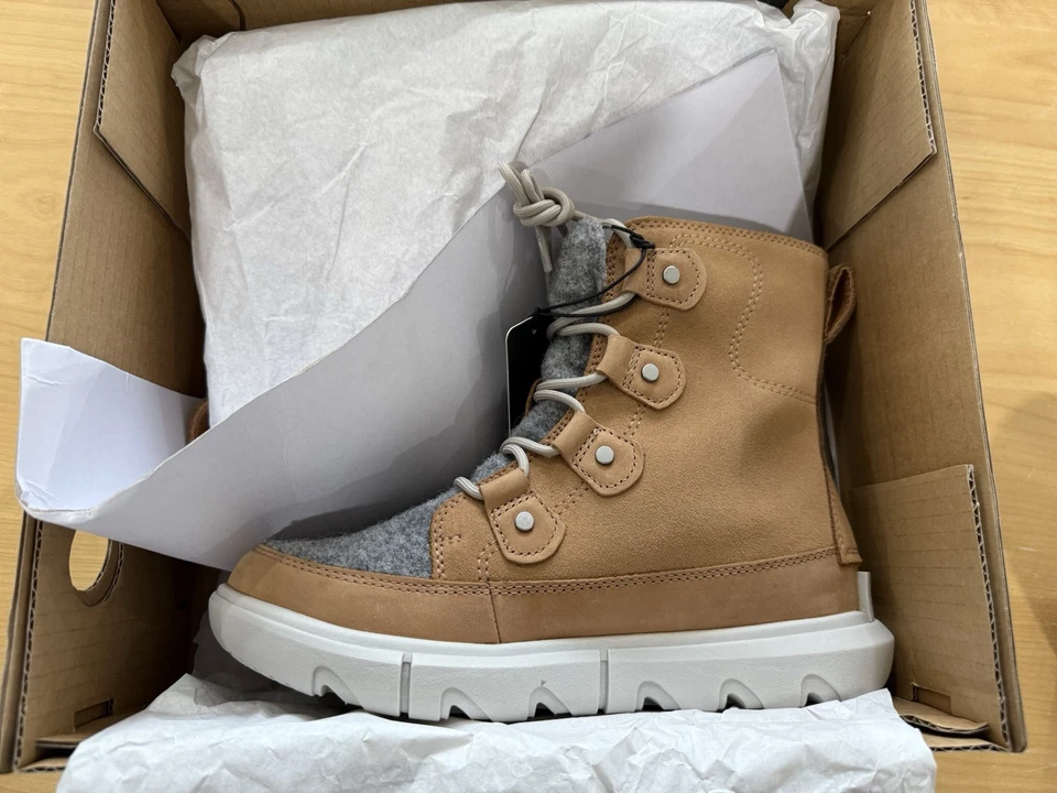 Sorel Women's Explorer II Joan Felt WP Boot NL4460-253 SIZE 5 FAST