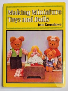 MAKING MINIATURE TOYS & DOLLS 1977 Jean Greenhowe Vintage Crafts Guide Patterns - Bild 1 von 3