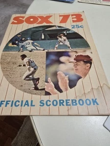 1973 Chicago White Sox Offical Scorebook Game Program Wilbur Wood - Picture 1 of 1