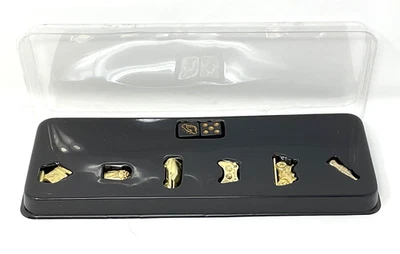 (C) Сменные части настольной игры Монополия Империя ЗОЛОТЫЕ жетоны и кости - Изображение 1 из 3