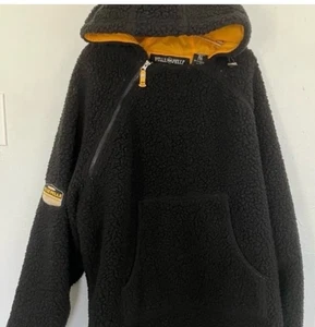 Pelle Pelle Marc Buchanan Artic Gear Black Fleece 1/2 Zip Hooded Jacket Gr. XL - Bild 1 von 7