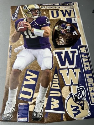 Enorme colgante de pared WASHINGTON HUSKIES Fathead FAT HEAD Foto 1 de 4