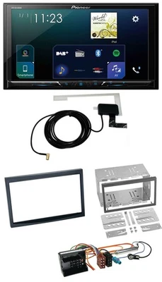 Pioneer 2DIN DAB USB MP3 Bluetooth Autoradio für Peugeot 207 307 Expert Partner - Bild 1 von 4