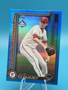 Alex Clemmey 2025 Topps Pro debutto BLUE FOIL /150 Fredericksburg Nationals #PD-14 - Foto 1 di 2