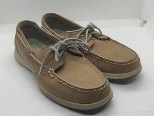 Sperry Top-Sider Boat Shoes Tan Suede Leather, Women's 8.5M - Picture 1 of 15