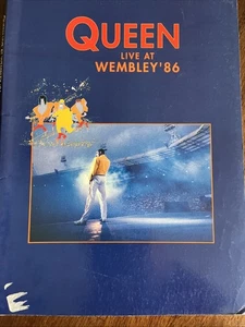 Rare! Queen “Live At Wembley ‘86” Songbook Sheet Music Band Photos - Picture 1 of 9