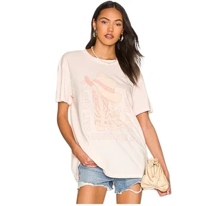 Camiseta Show Me Your Mumu Travis nueva sin etiquetas gráfica de vaqueras Long Live M - Imagen 1 de 12