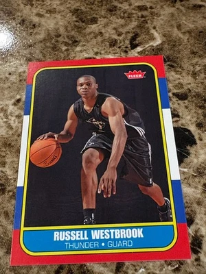 RUSSELL WESTBROOK 2008-09 Fleer 复古 #86R-166 雷霆新秀 — 第 1/2 张图片