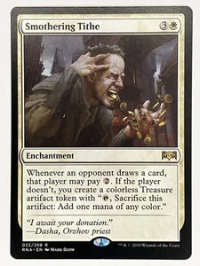 Smothering Tithe LP Ravnica Allegiance 022/259 Magic: the Gathering MTG Regular - Picture 1 of 6