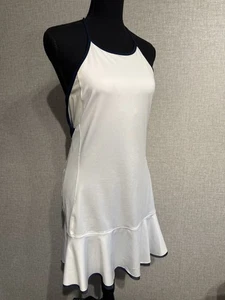 Inphorn Gr. M Damen Tenniskleid weiß/marine  - Bild 1 von 7