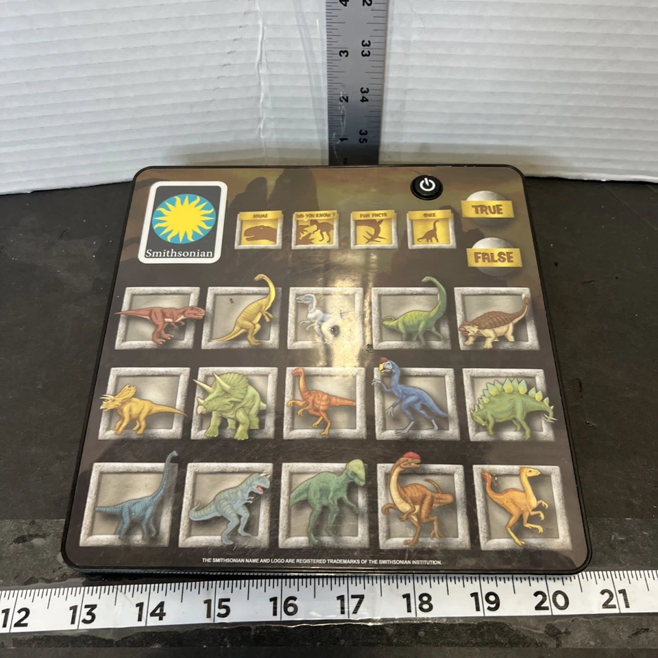 Kidz Delight, Smithsonian, 2011, Tablet, Dinosaurios, Interactivo, Quiz, Electrónico Foto 1 de 2