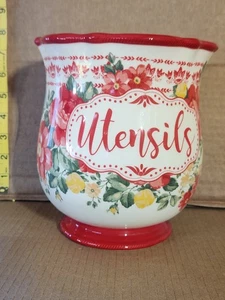 Pionierin Floral Steinzeug Utensilienhalter  - Bild 1 von 3