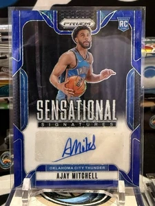Prizm Ajay Mitchell 2024-25 Blue Choice Sensational Signature Auto RC/49 TZ - Imagen 1 de 2
