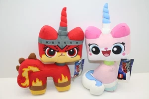 *New w/Tags LEGO 5005846/5005848 THE LEGO MOVIE 2 Unikitty/Angry Kitty Plush Set - Picture 1 of 19