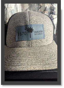 Charleston 1670 Gray Ballcap with SC Logo 🧢“Cap-tivate Your Style” – - Picture 1 of 8