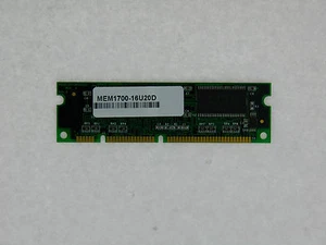 MEM1700-16U20D 4MB Approuvé Module pour Cisco 1710 Accès Routeur - Photo 1/1