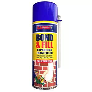 Expanding Foam PU Bond and Fill Sealing Insulating Gap Filler Spray 500ml - Picture 1 of 2