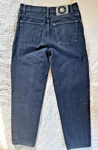 2 PAIRS - MAIN PAIR is 2000s VERSACE Men's Black Jeans-Made in Italy-Size 33 47 - Picture 1 of 21