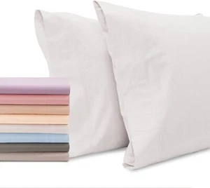 Superity Linen Breathable Cotton Pillow Case – (2 Packs) - Picture 1 of 17