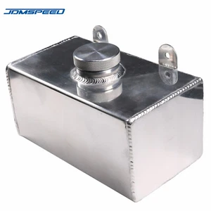 Windscreen Washer Bottle Aluminium Alloy Polished Intercooler Spray Tank 2L - Picture 1 of 12