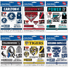 AFL Team LOGO Car Sticker Sheet School Books Christmas Birthday Man Cave Gift