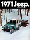 1971 Jeep CJ-5 - Affiche publicitaire promotionnelle