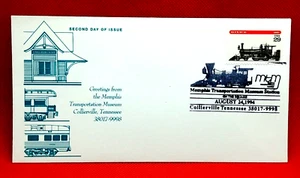 Memphis Transportation Museum 2nd Day Issue Envelope Stamped - Picture 1 of 6