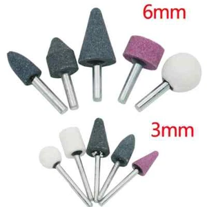 10 Pieces Grinding Polishing Carving and Burnishing Ceramic Mounted Stone Bit - Picture 1 of 7