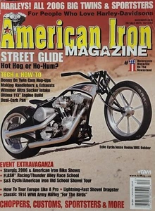 American Iron Magazine December 2005 Street Glide Hot Hog Or Ho-Hum? a9 - Picture 1 of 5