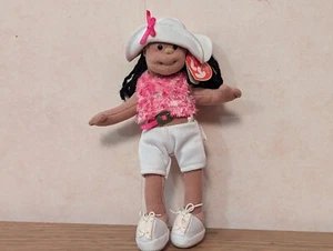 Pretty Penny - Ty Teenie Beanie Boppers Collection Doll Pink Top 2002 - Imagen 1 de 13