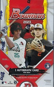 2023 Bowman Baseball Hobby Box Factory Sealed - 1 Chrome Auto per Box HOT!