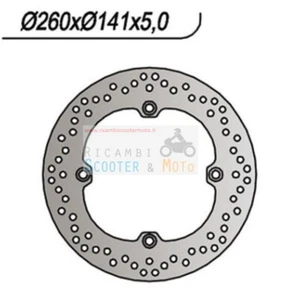 Rear Brake Disc Ng Suzuki V Strom Dl 650 1000 / Abs 2002-2013 6591094 - Picture 1 of 1