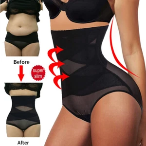 Women High-Waist Slimmer Tummy Control Shorts Body Shaper Girdle Underwear Panty - Picture 1 of 22