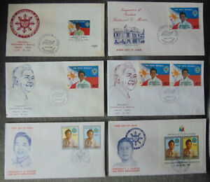 24 First Day Covers President Marcos Philippines