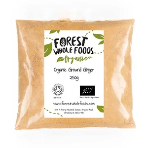 Organic Ground Ginger (Ginger Powder) 250g - Forest Whole Foods - Picture 1 of 6